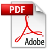 A red pdf logo on top of a paper.